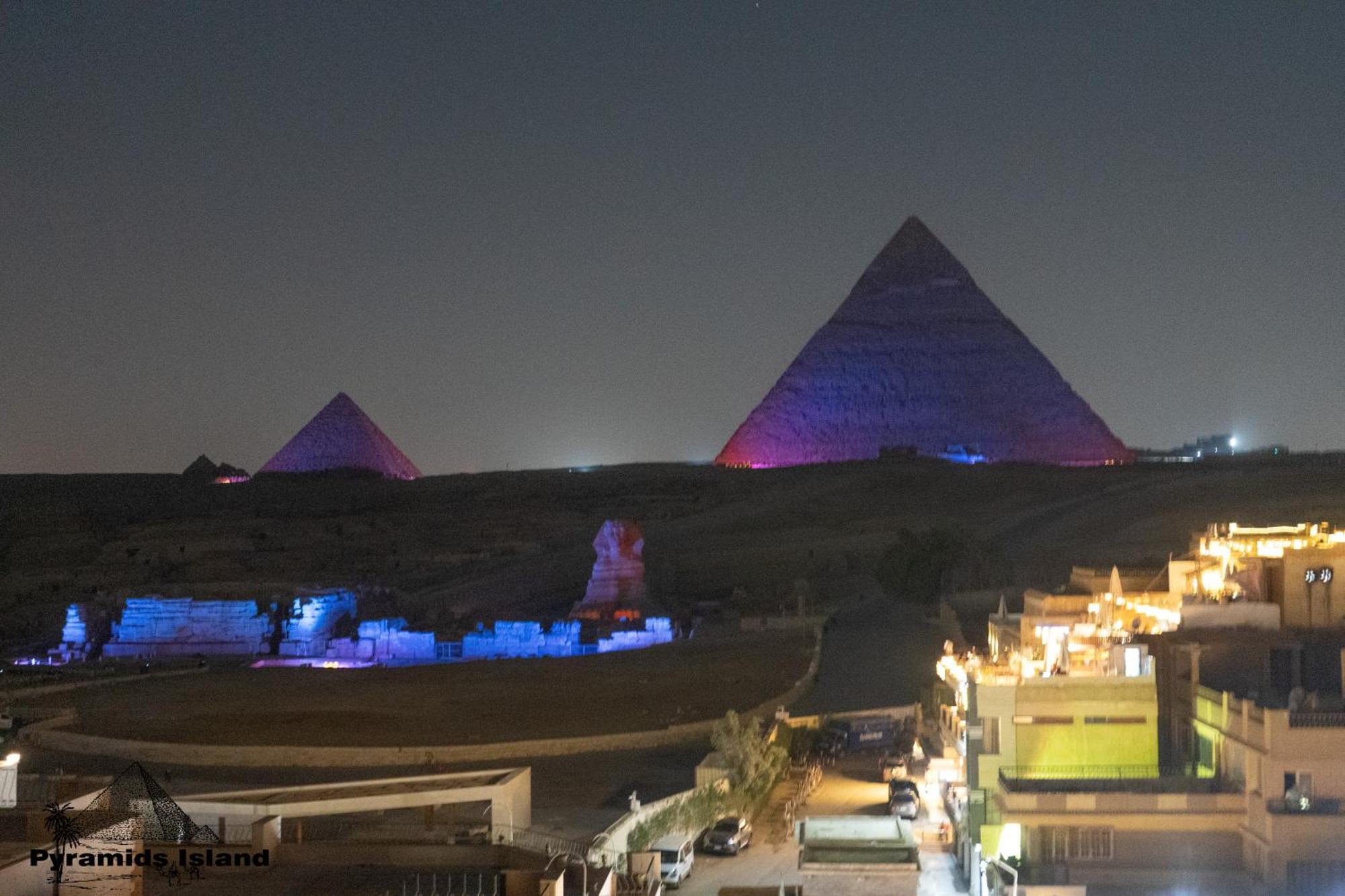 Pyramids Island Bed and Breakfast Kafret el-Gabal Eksteriør billede
