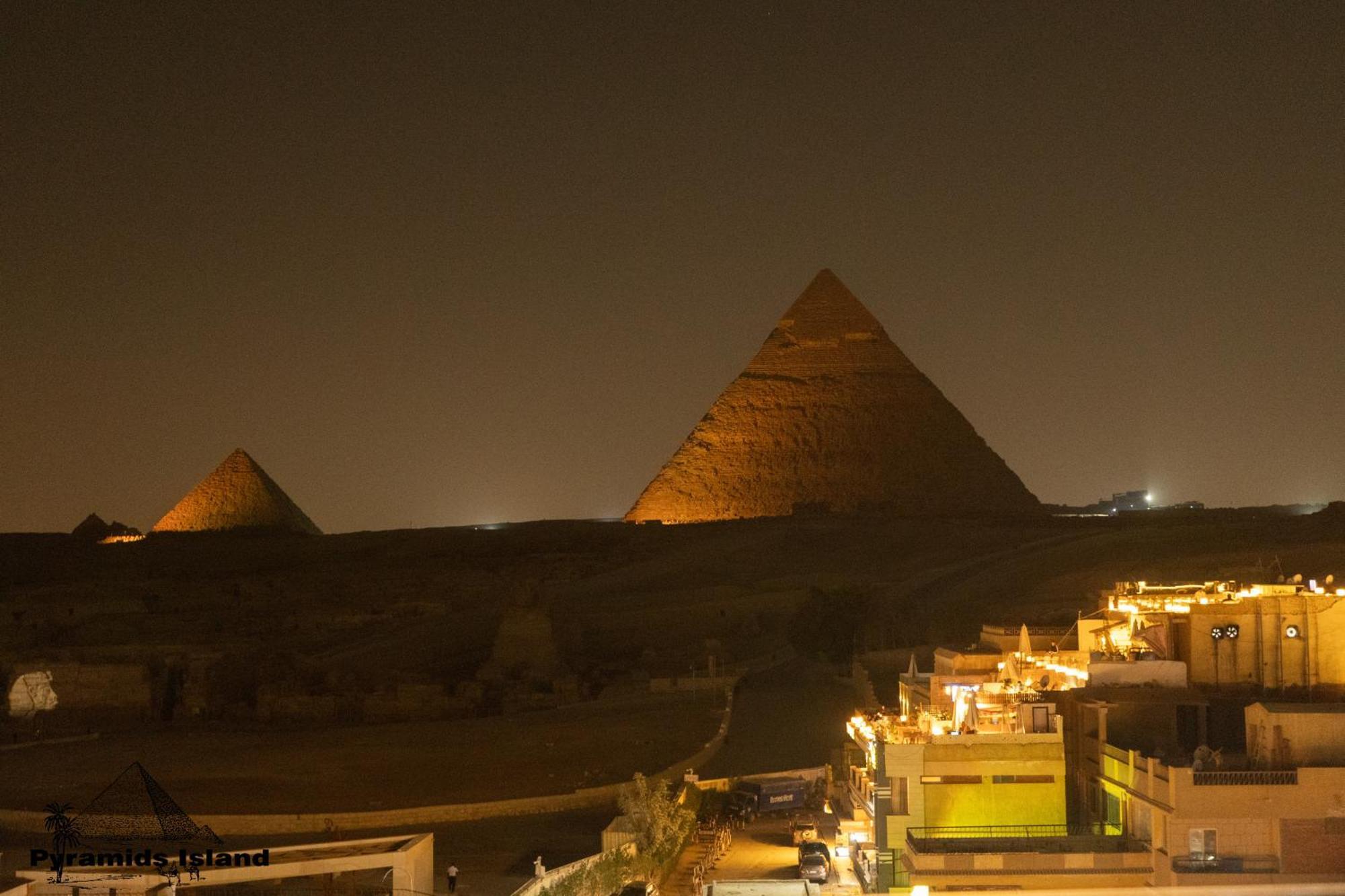 Pyramids Island Bed and Breakfast Kafret el-Gabal Eksteriør billede