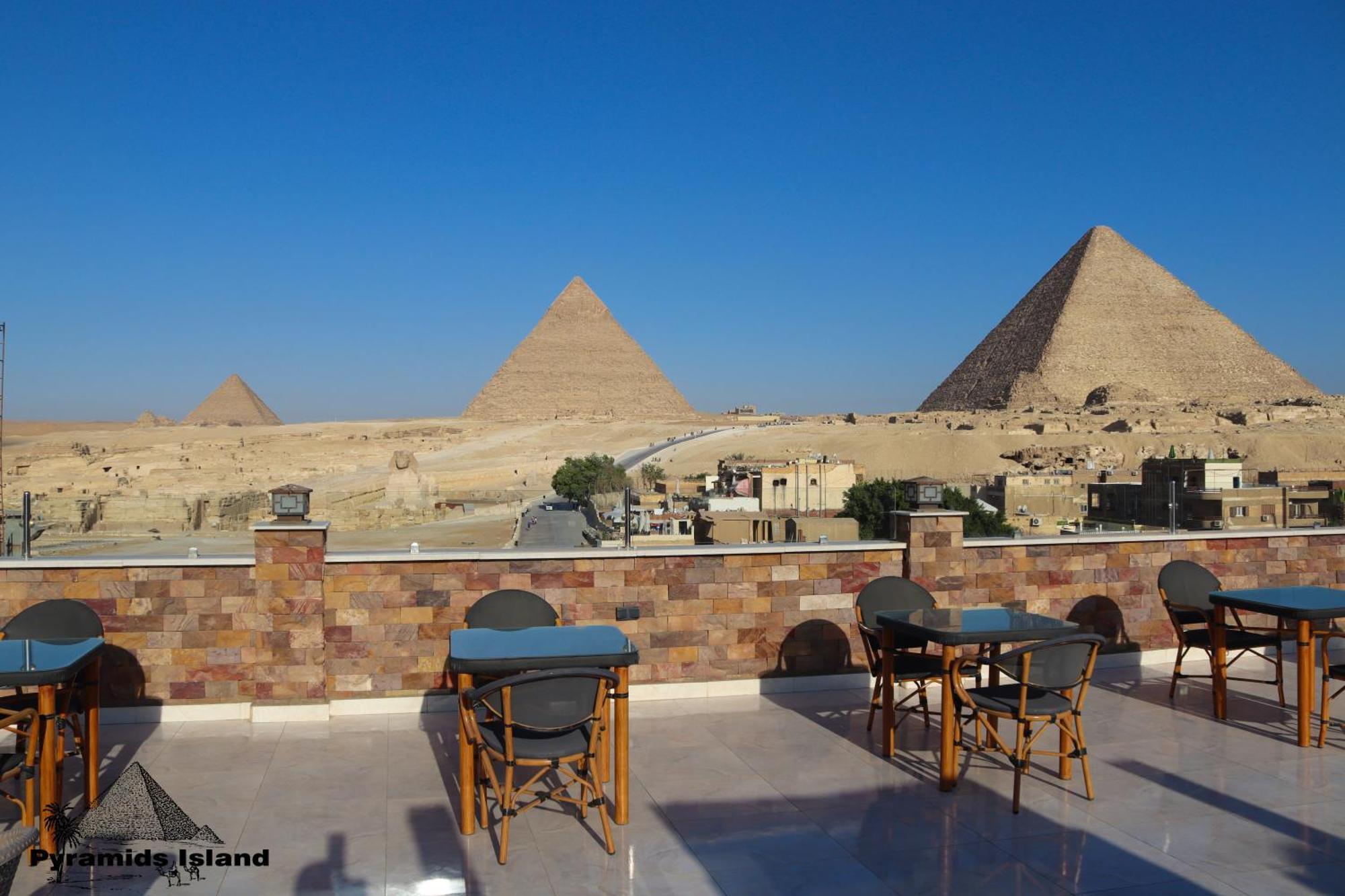 Pyramids Island Bed and Breakfast Kafret el-Gabal Eksteriør billede
