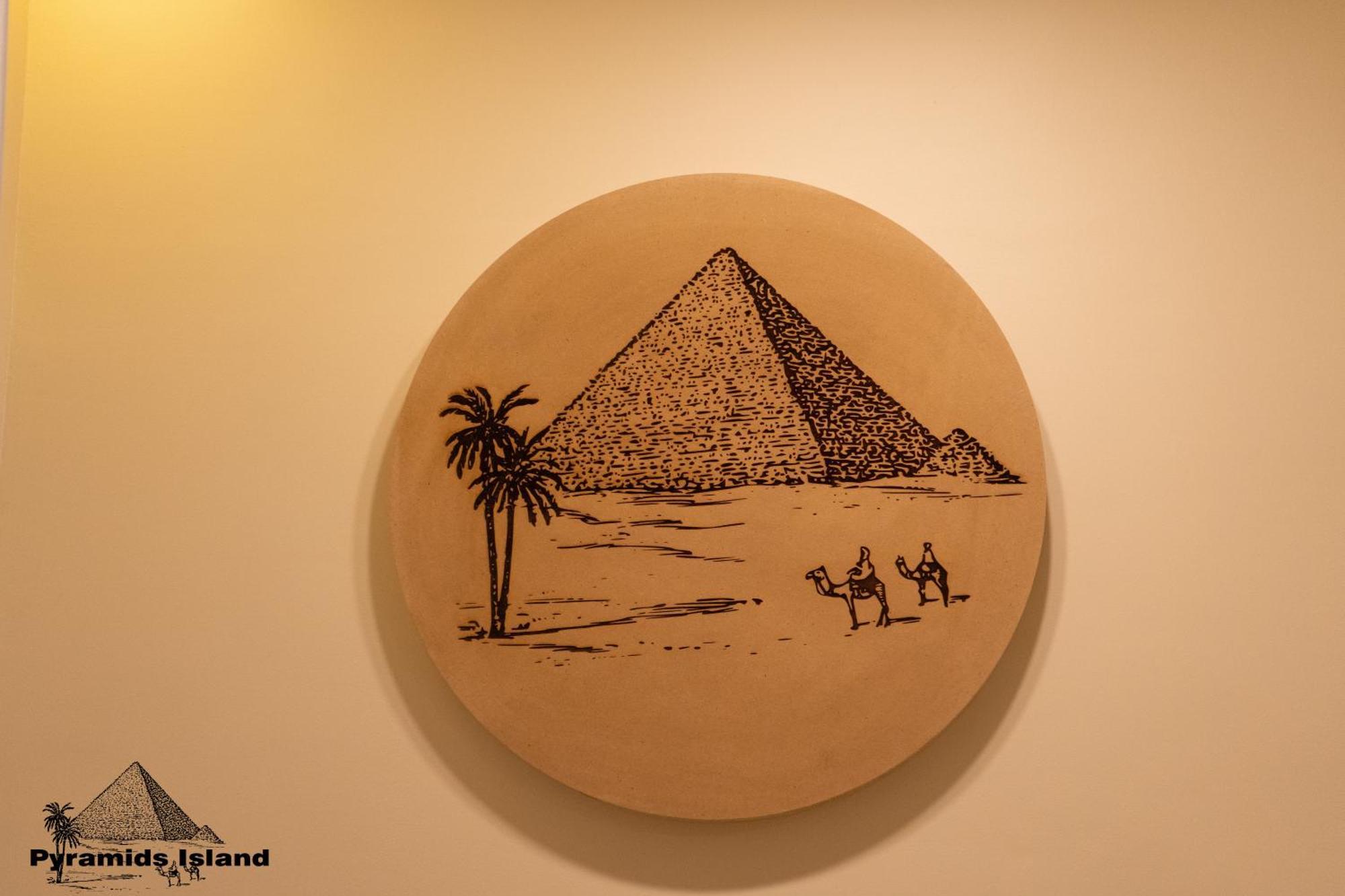 Pyramids Island Bed and Breakfast Kafret el-Gabal Eksteriør billede