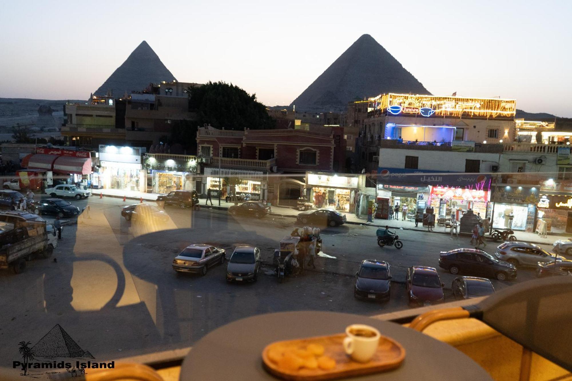 Pyramids Island Bed and Breakfast Kafret el-Gabal Eksteriør billede