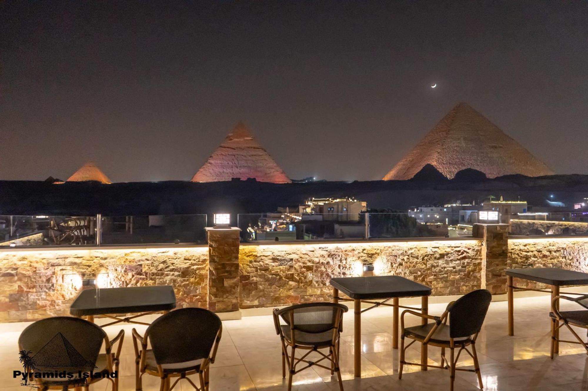 Pyramids Island Bed and Breakfast Kafret el-Gabal Eksteriør billede