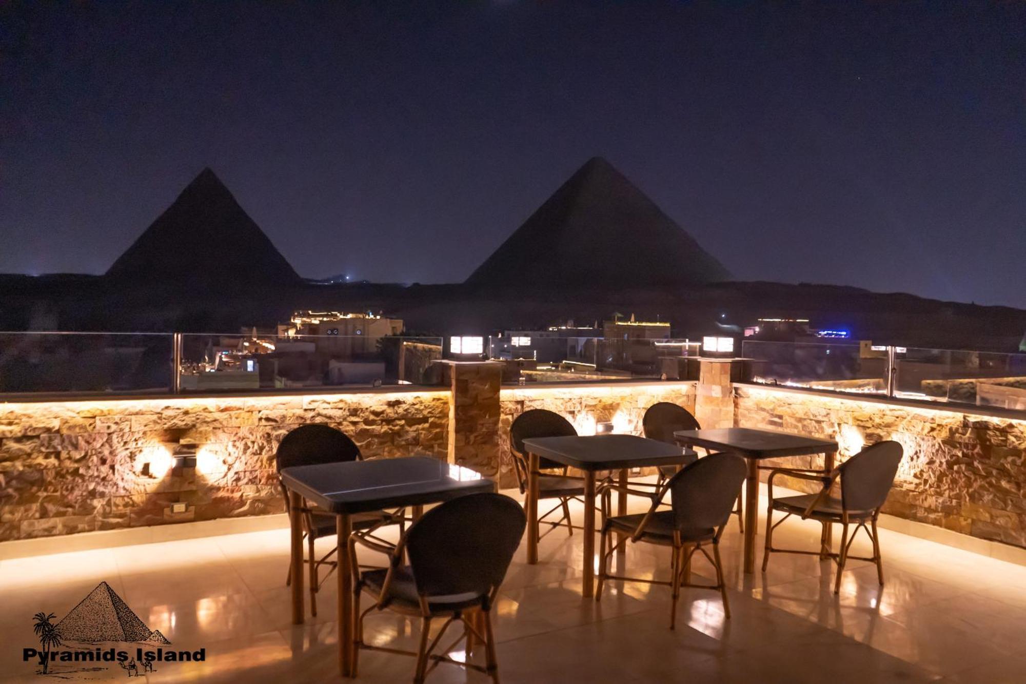 Pyramids Island Bed and Breakfast Kafret el-Gabal Eksteriør billede