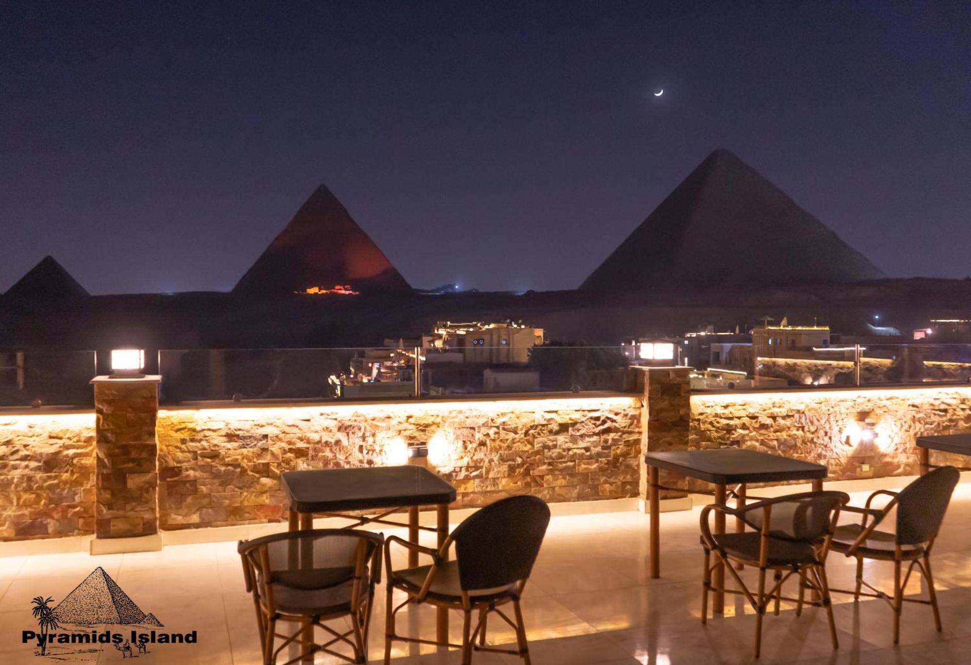 Pyramids Island Bed and Breakfast Kafret el-Gabal Eksteriør billede