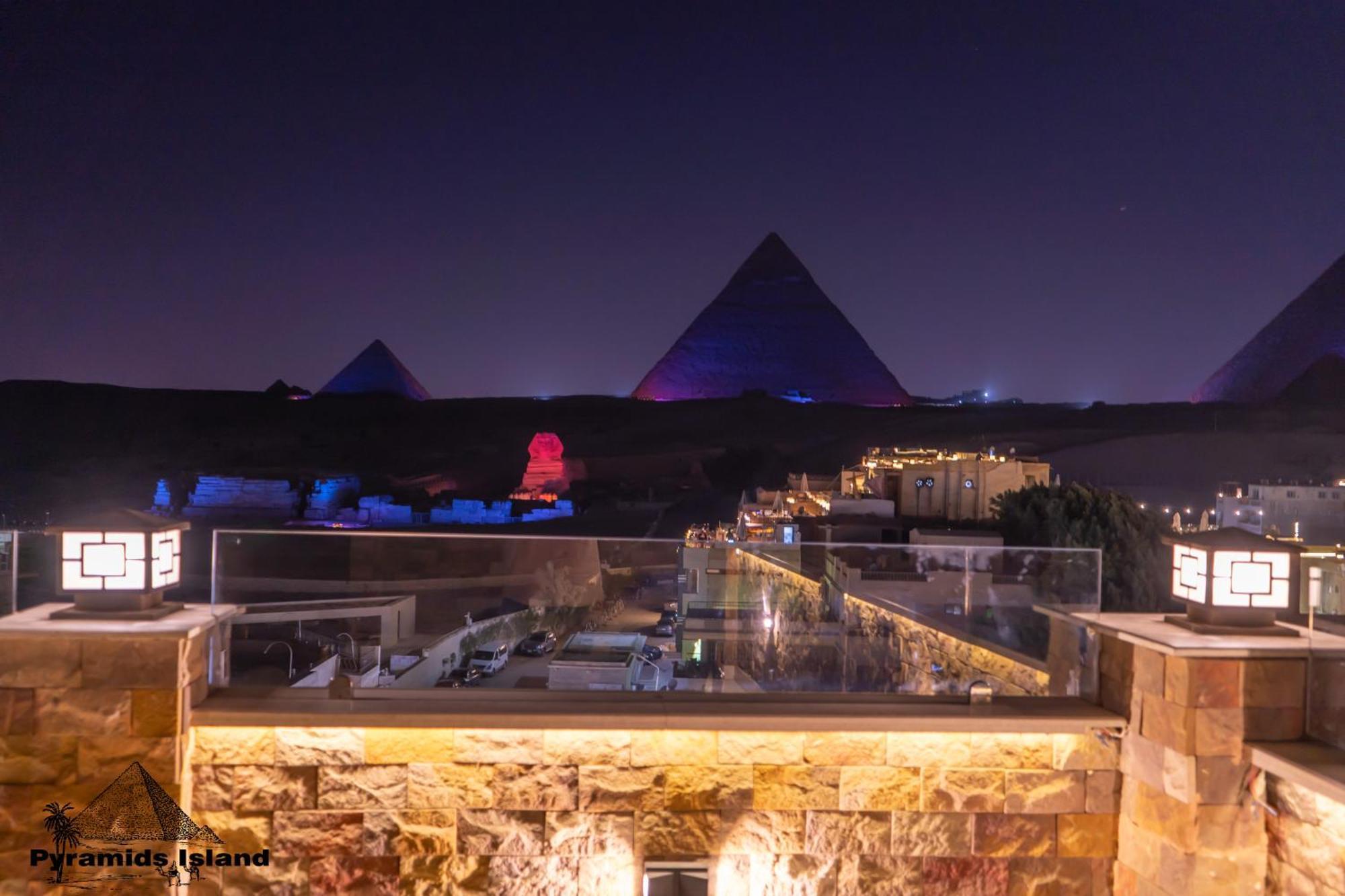 Pyramids Island Bed and Breakfast Kafret el-Gabal Eksteriør billede