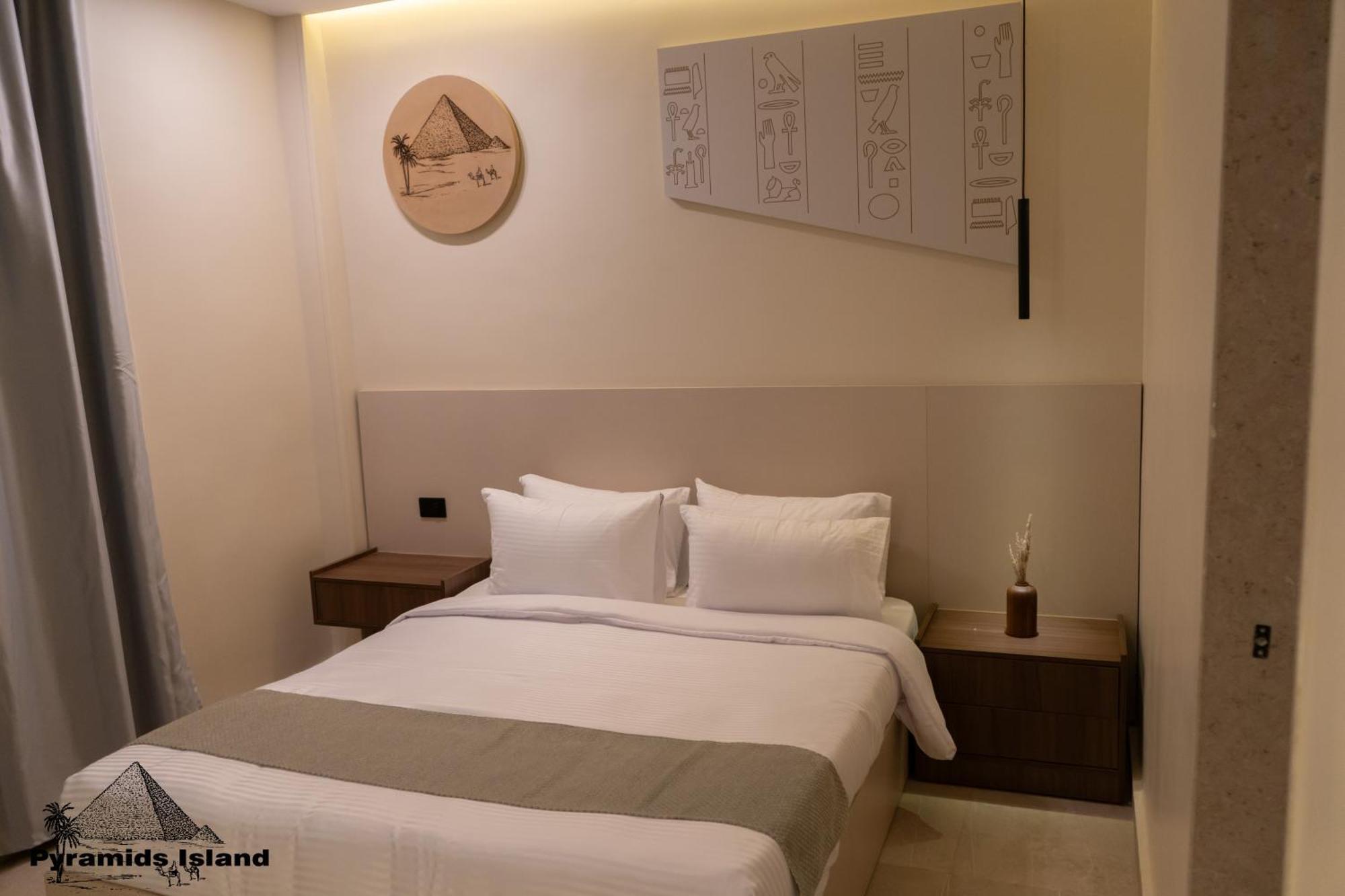 Pyramids Island Bed and Breakfast Kafret el-Gabal Eksteriør billede