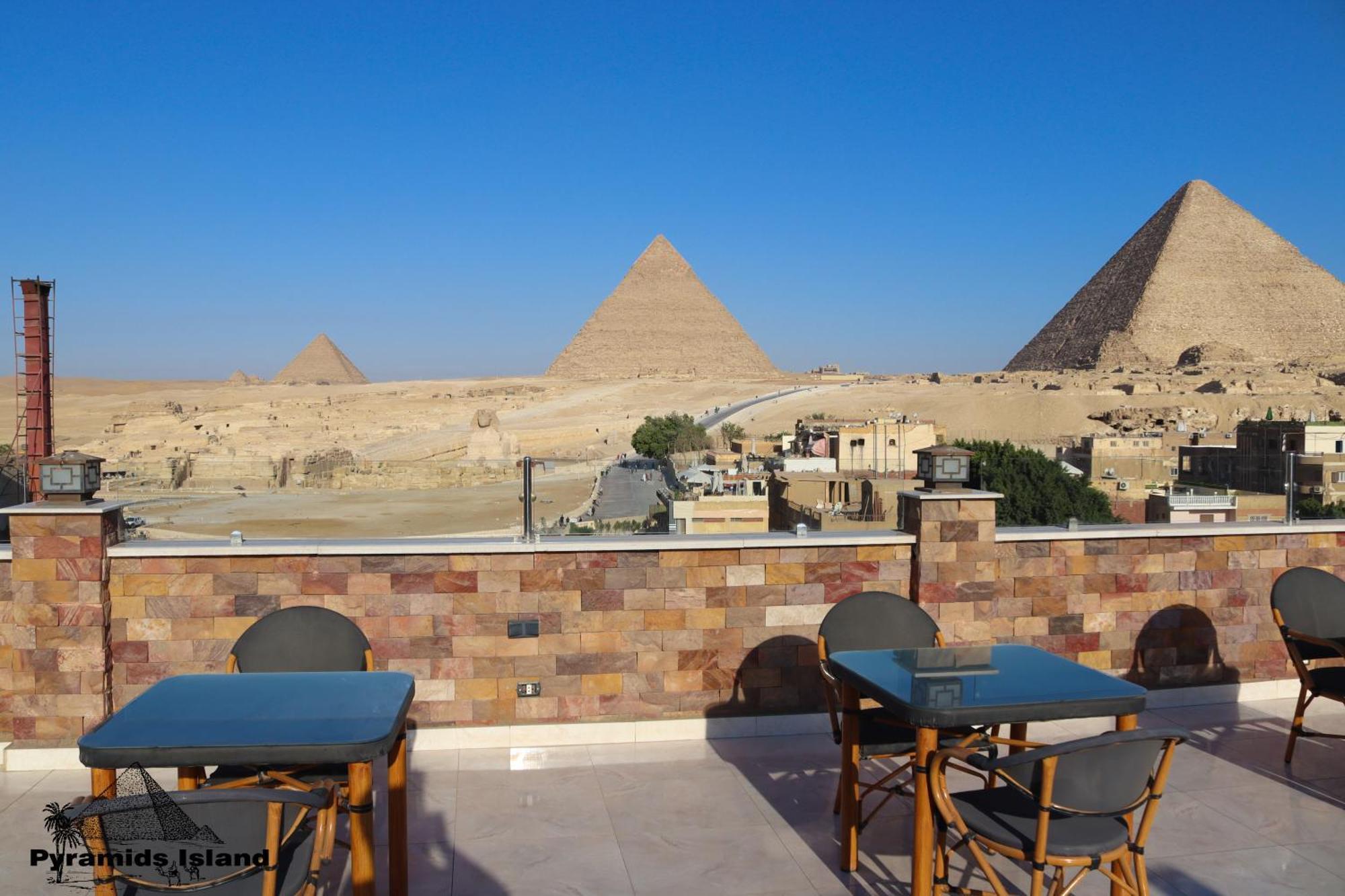 Pyramids Island Bed and Breakfast Kafret el-Gabal Eksteriør billede