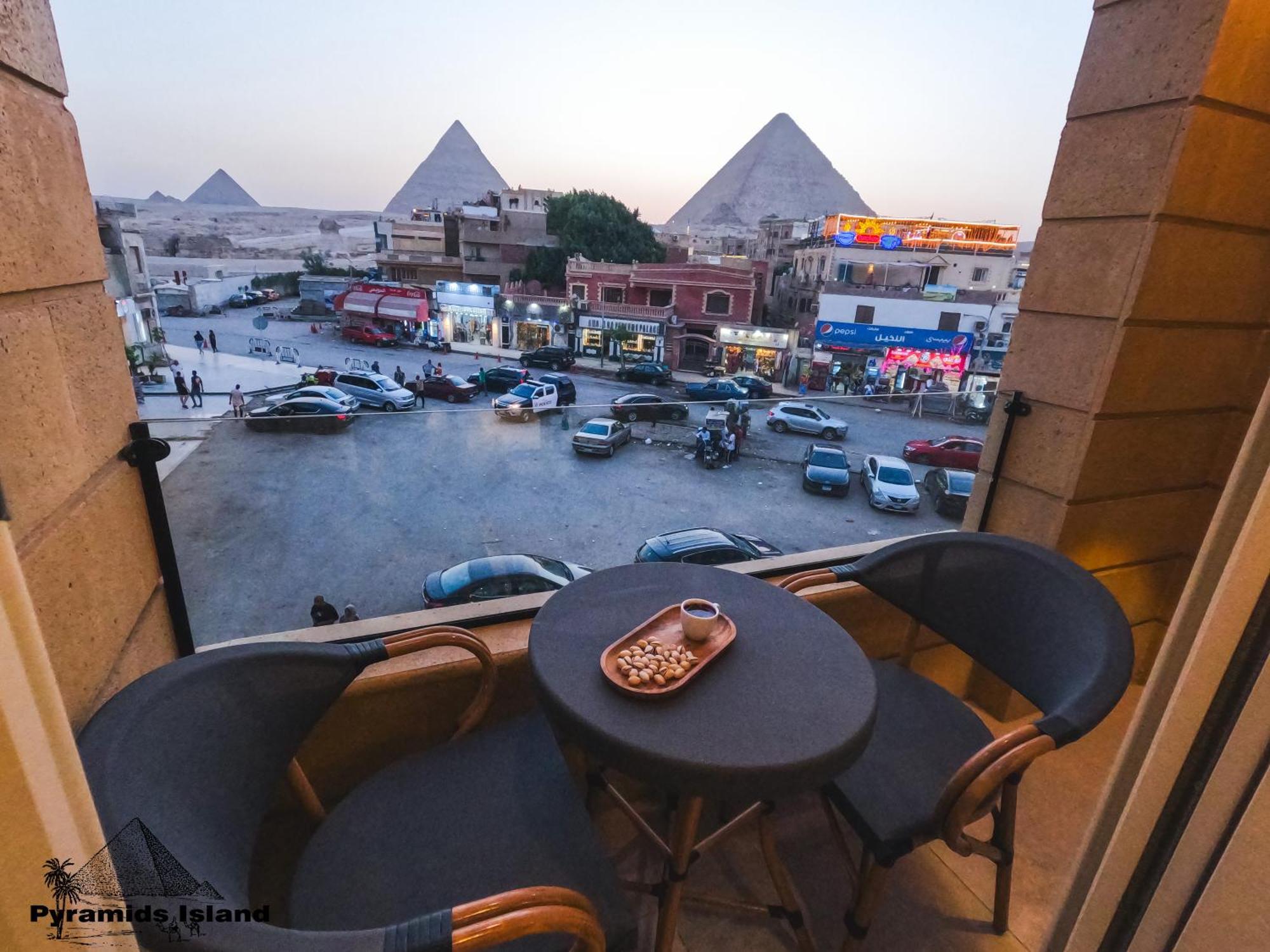 Pyramids Island Bed and Breakfast Kafret el-Gabal Eksteriør billede