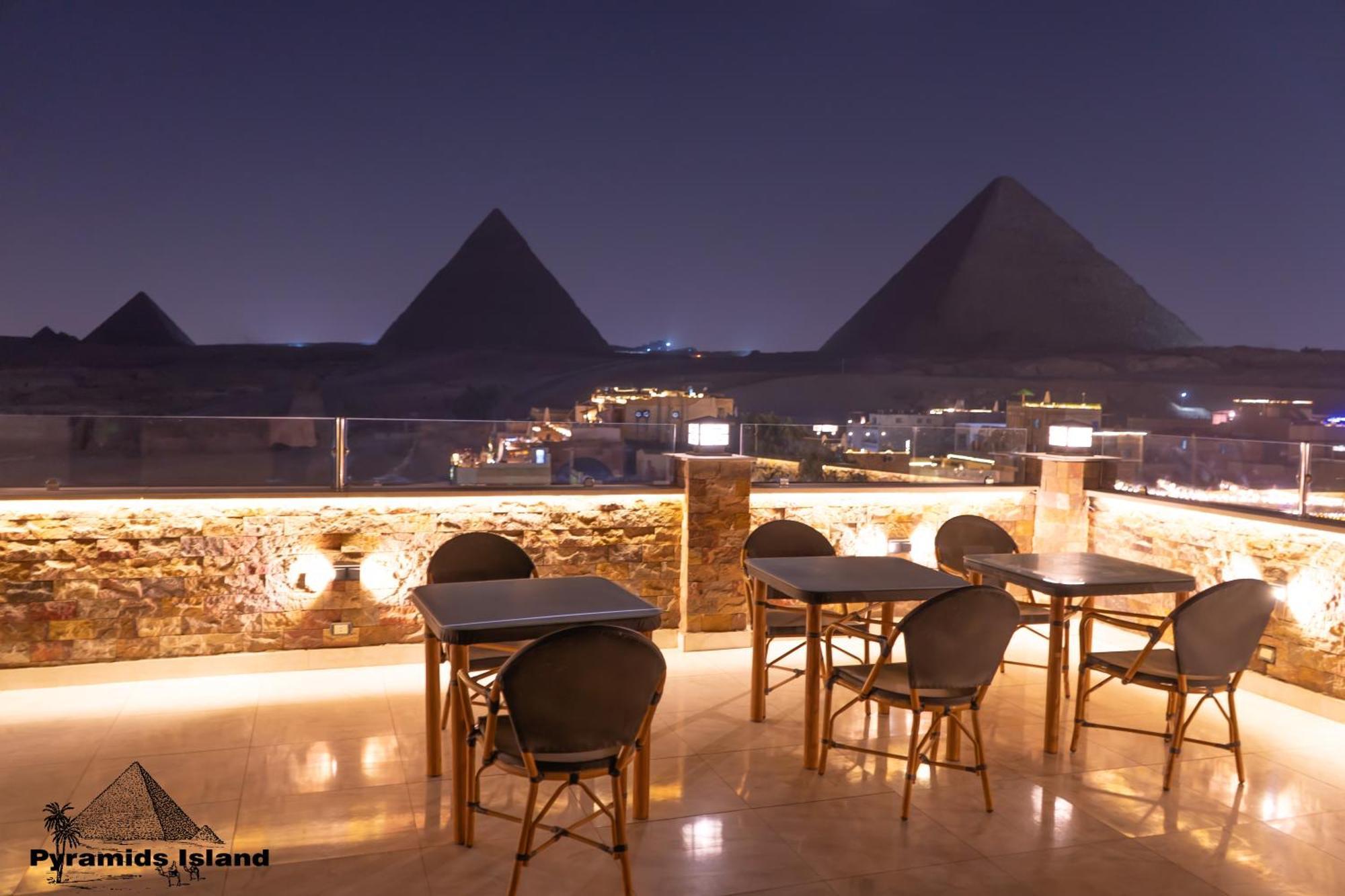 Pyramids Island Bed and Breakfast Kafret el-Gabal Eksteriør billede