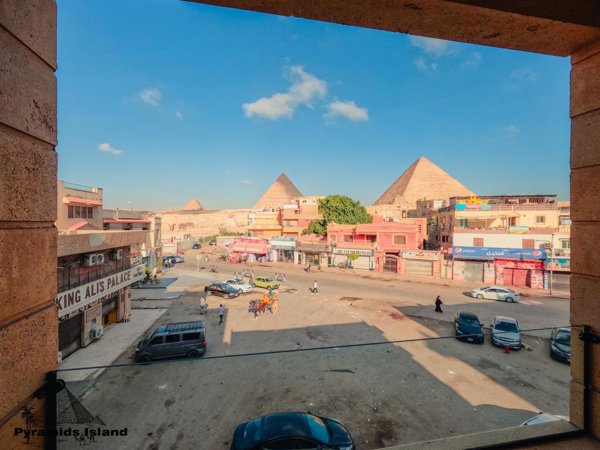 Pyramids Island Bed and Breakfast Kafret el-Gabal Eksteriør billede