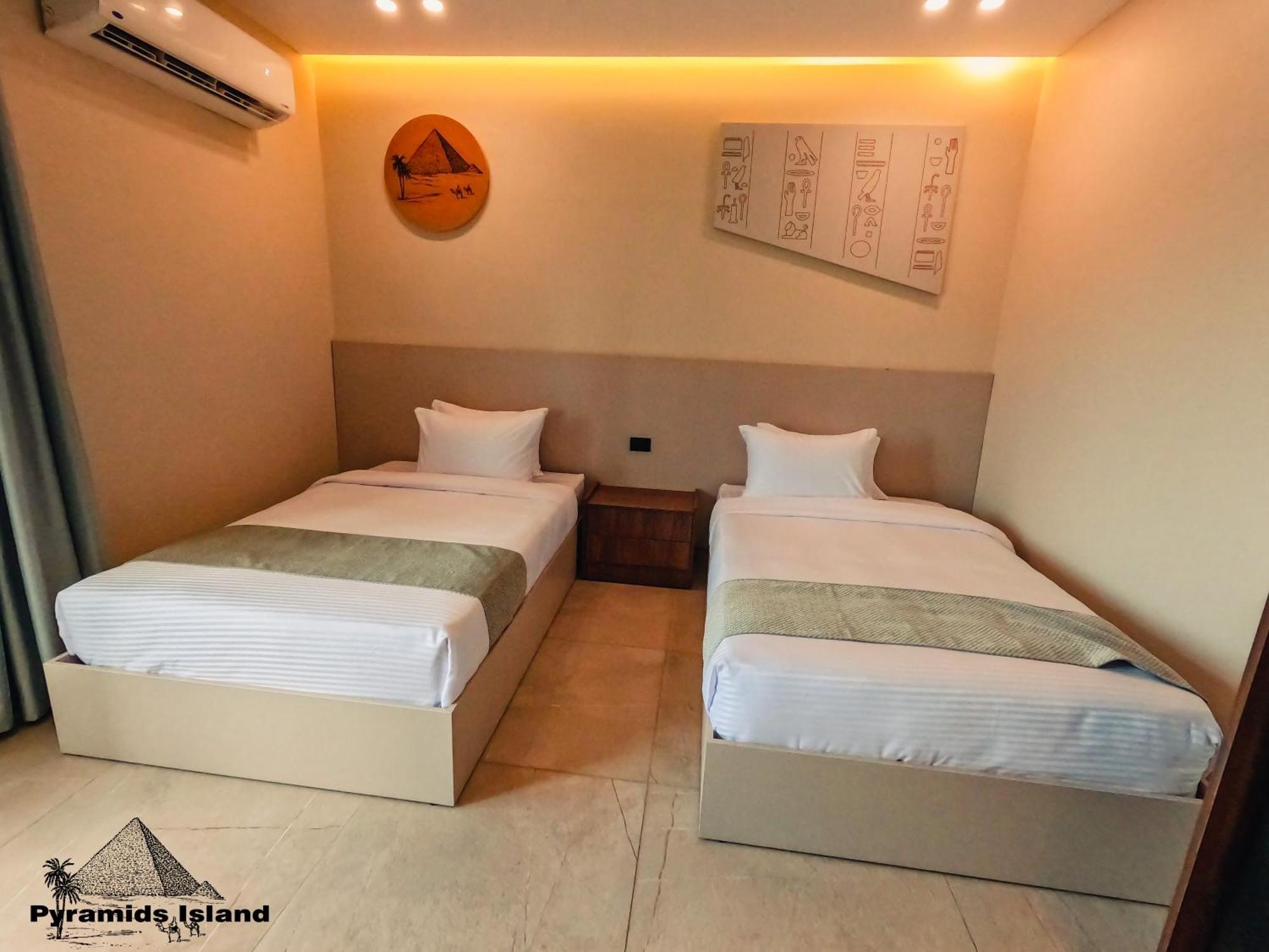 Pyramids Island Bed and Breakfast Kafret el-Gabal Eksteriør billede