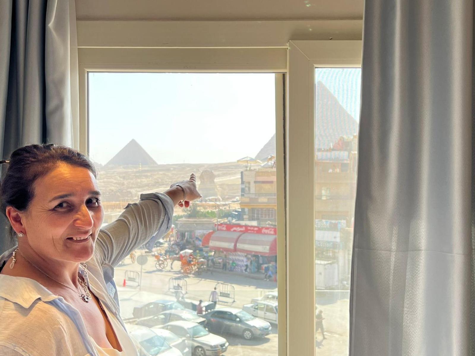 Pyramids Island Bed and Breakfast Kafret el-Gabal Eksteriør billede